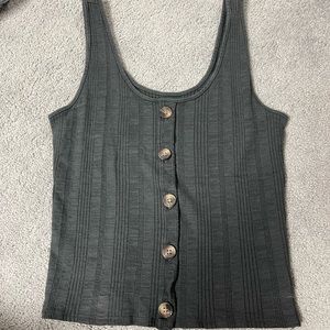 American Eagle buttoned crop top